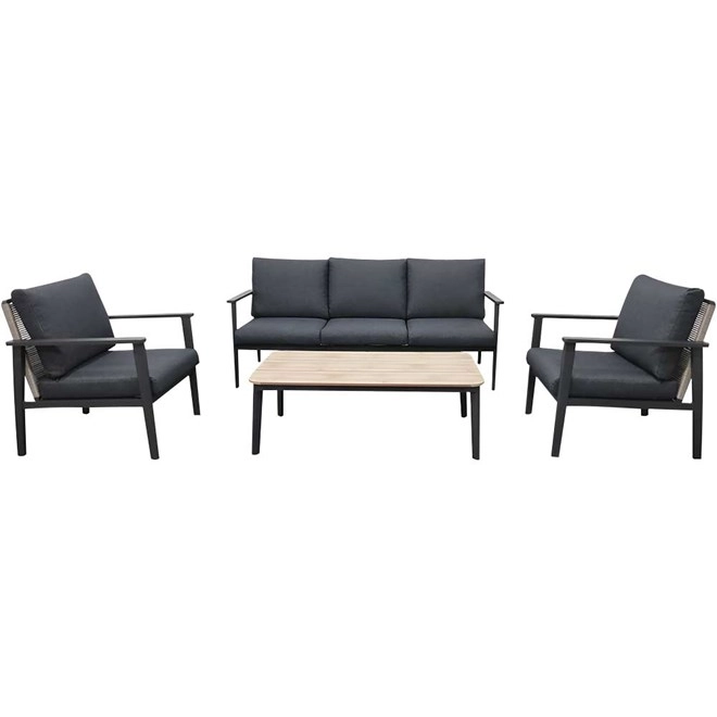 Sunscape Palm 4 Piece Outdoor Lounge Set