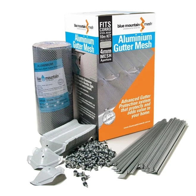 Blue Mountain Mesh Aluminium Gutter Mesh CGI 10m Kit