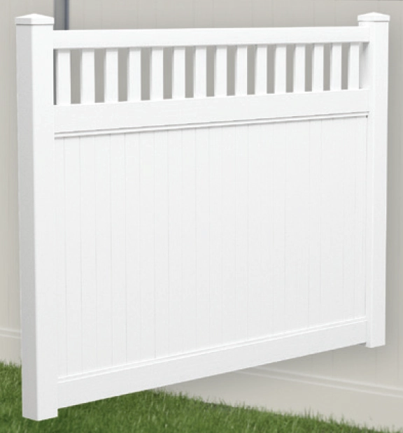 Hampton Semi Private Fence Panel Combo 2388 x 1800mm