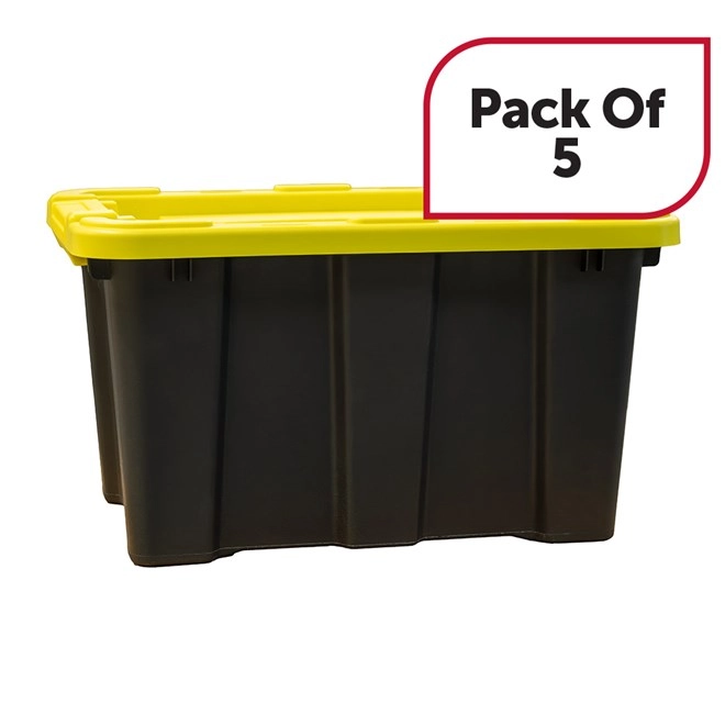 Store More Industrial TUFF Box 25L 5 Pack