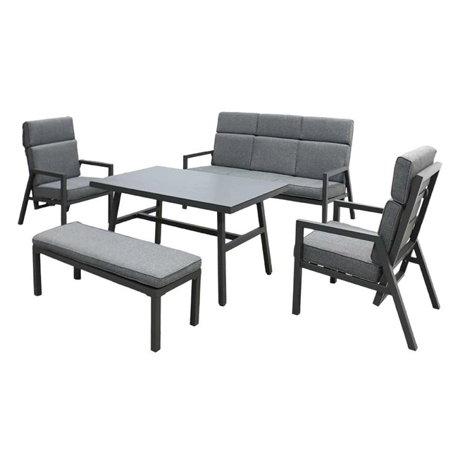 Sunscape Argo 5 Piece Outdoor Lounge Set