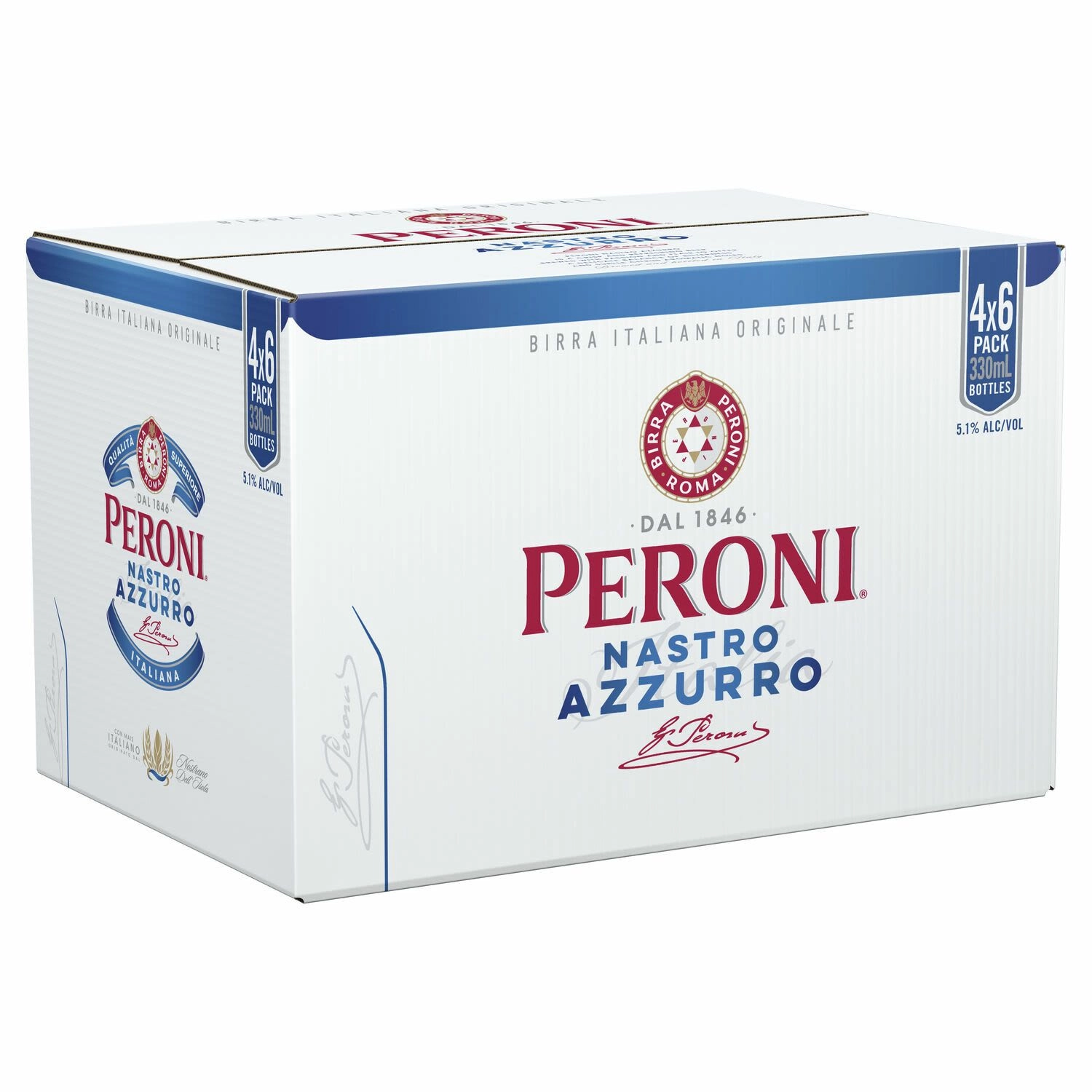 Peroni Nastro Azzurro Stubbies 330ml