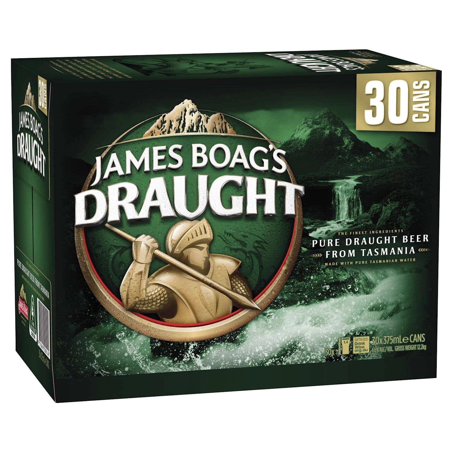 Boags Draught Block Cans 375ml