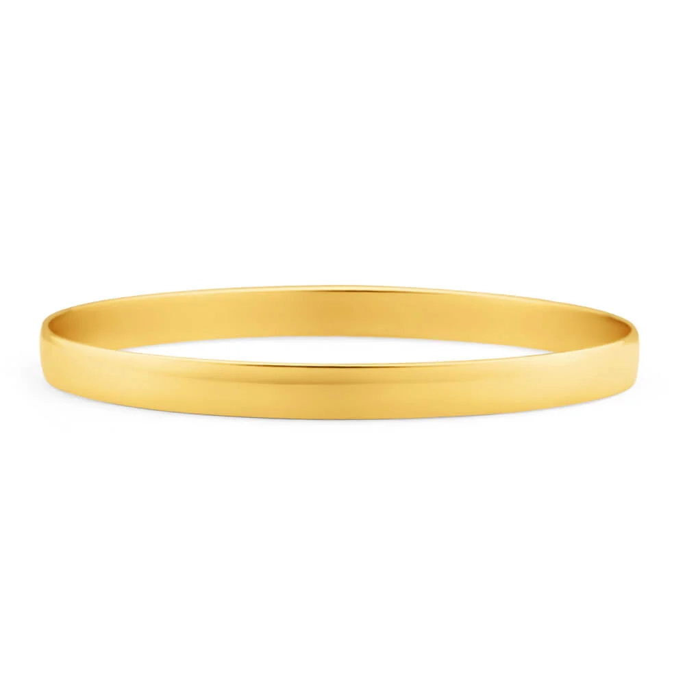 9ct Yellow Gold Bangle – Shiels Jewellers