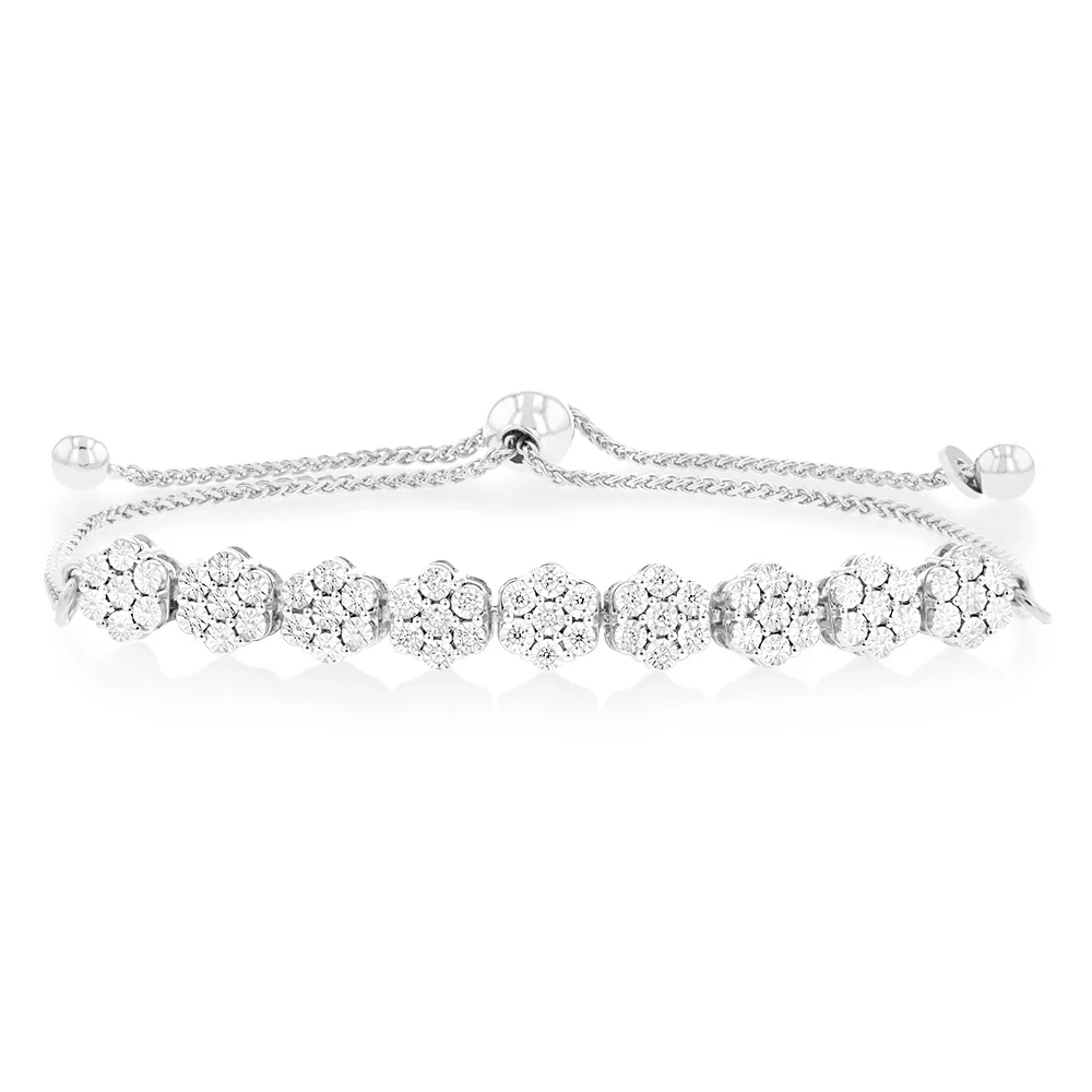 Luminesce Lab Grown 63 Brilliant Cut Diamonds Bracelet in Sterling Sil – Shiels Jewellers