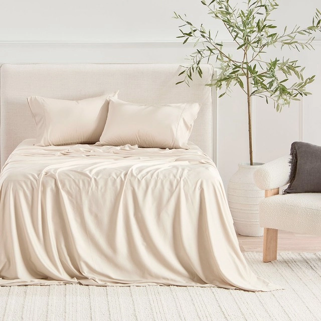 400 Thread Count Bamboo Cotton Sheet Set by Habitat