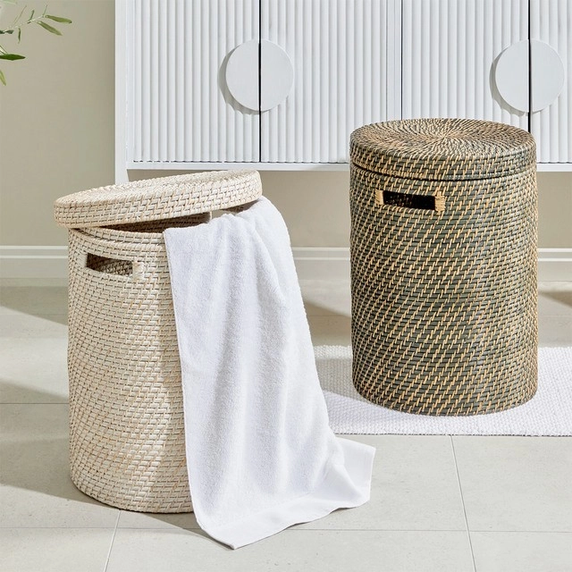 Rattan Laundry Hamper by M.U.S.E.