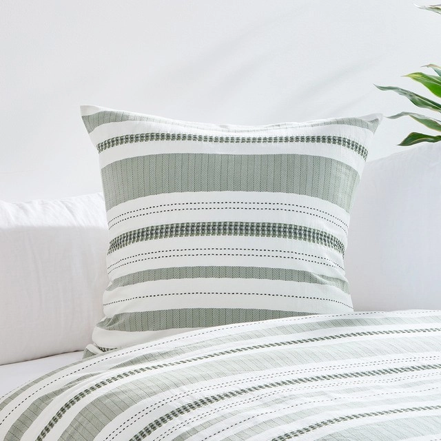 Vale Stripe European Pillowcase by Habitat