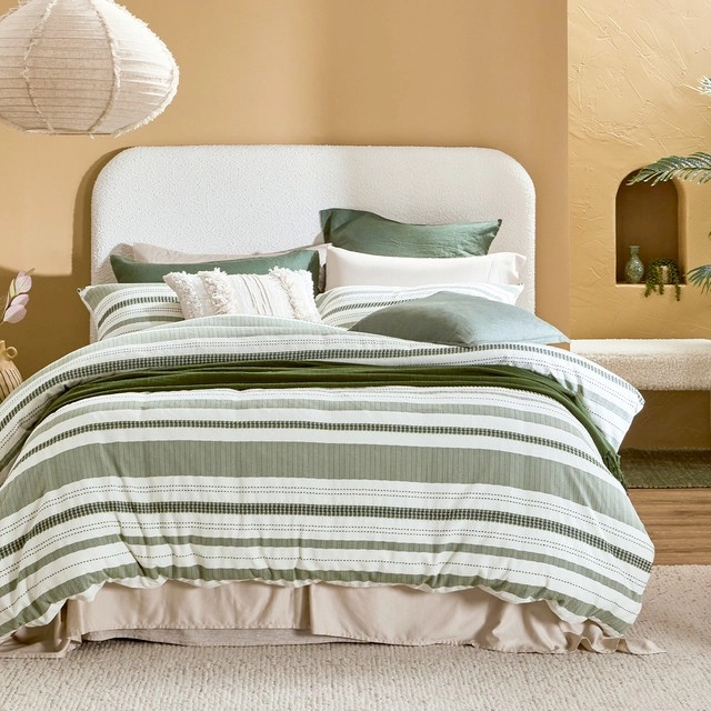 Vale Stripe Quilt Cover Set by Habitat