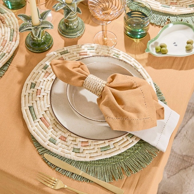 Woven Maize Placemats by Habitat