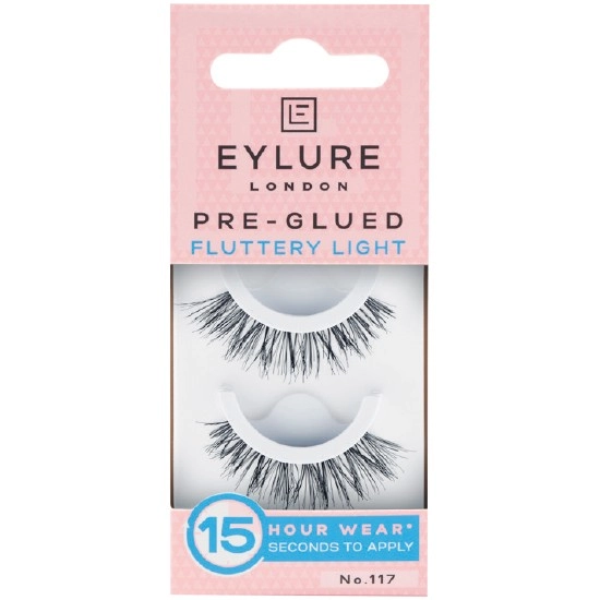 Eylure Fluttery Light Pre-Glued Lashes No. 117