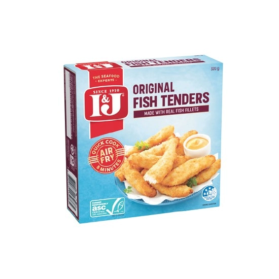 I&J Fish Tenders, Fish Pops or Squid Pops 250-320g – From the Freezer