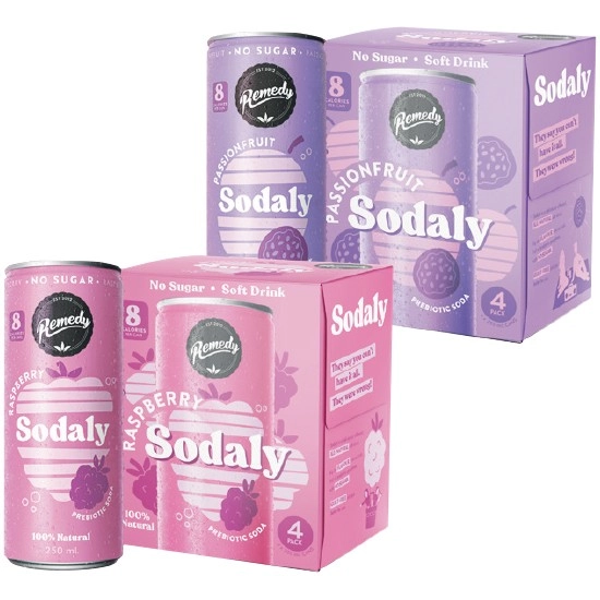 Remedy Sodaly 4 x 250ml