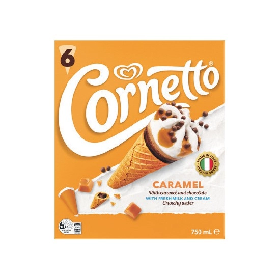 Streets Cornetto 750ml Pk 6 – From the Freezer