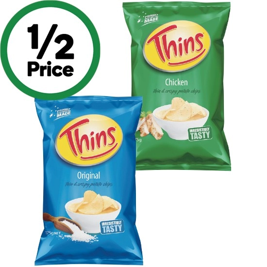 Thins Chips 150-175g