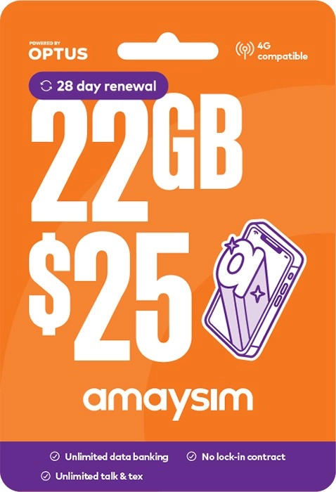 Amaysim $25 Starter Pack