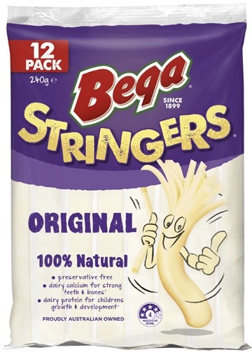 Bega Cheese Stringers 12x20g 240g