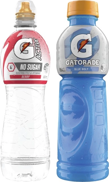 Gatorade Sports Drink or G Active Water 600mL