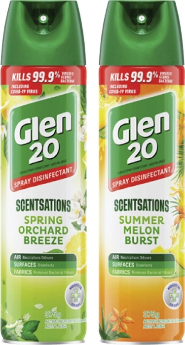 Glen 20 Scentsations Disinfectant Spray 375g