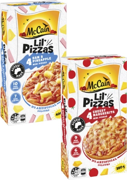 McCain Lil Pizza 4 Pack 380g-400g