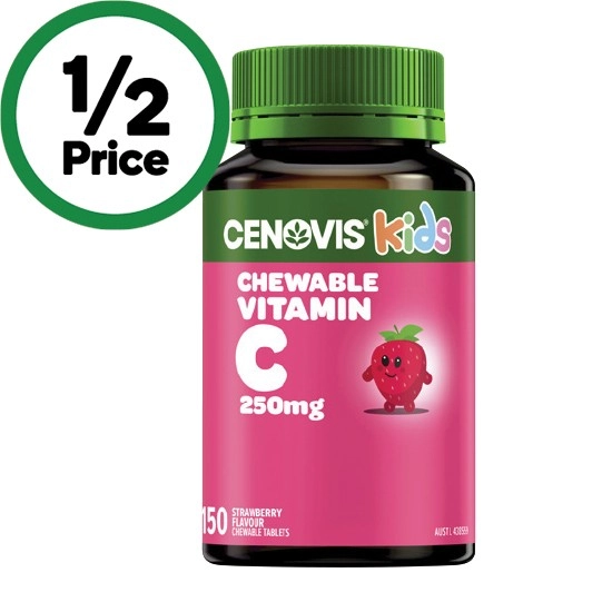 Cenovis Kids Chewable Vitamin C 250mg Pk 150