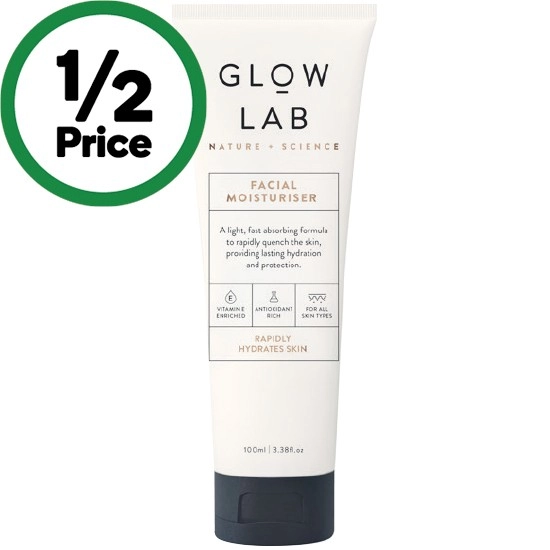 Glow Lab Facial Moisturiser 100ml