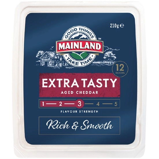 Mainland Cheese Slices 180-210g – From the Fridge