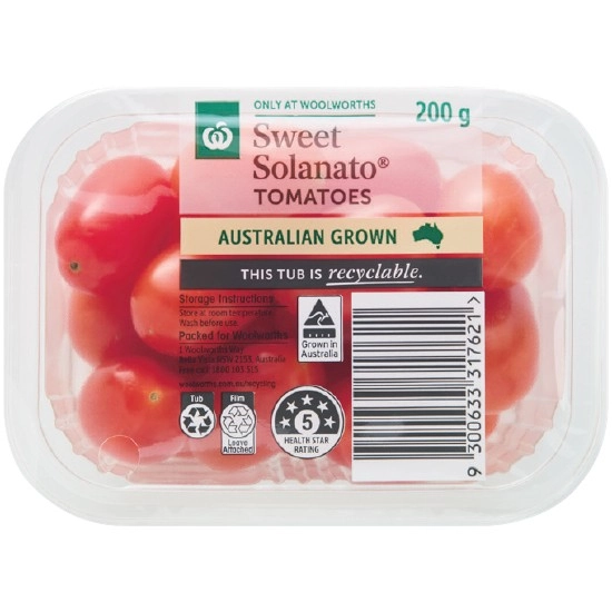 QLD Sweet Solanato® Tomatoes 200g Punnet