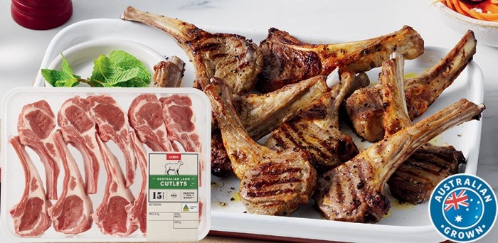 Coles Australian Lamb Cutlets