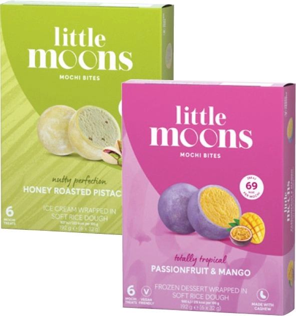 Little Moons Mochi Bites 6 Pack 192g