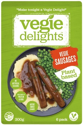 Vegie Delights Plant Based Sausages 300g