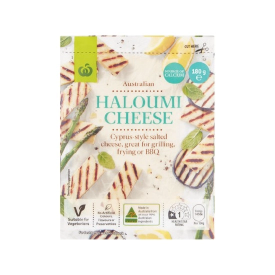 Woolworths Haloumi 180g – From the Fridge