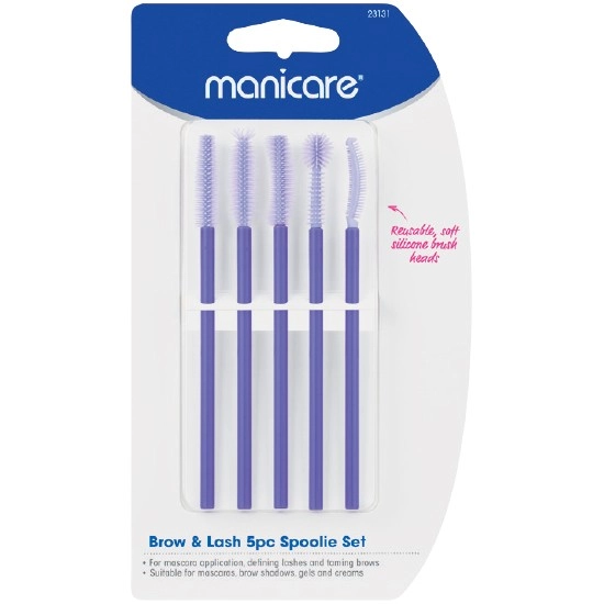 Manicare Brow & Lash Spoolie 5 Piece Set