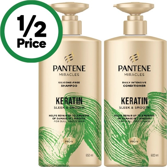 Pantene 3 Minute Miracle Shampoo 650ml or Conditioner 600ml