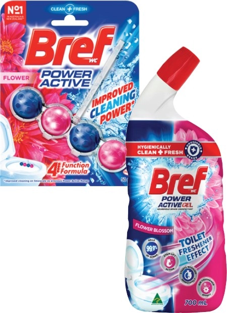 Bref Liquid 600mL-700mL or In The Bowl Toilet Cleaner 42g-50g