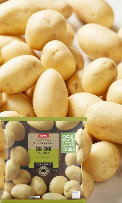 Coles South Australian Washed Carisma Potatoes 2kg Bag