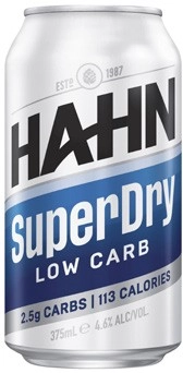 Hahn Super Dry Cans 8x375mL