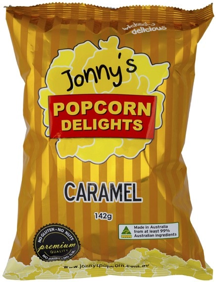 Jonny's Popcorn Delights Caramel 142g