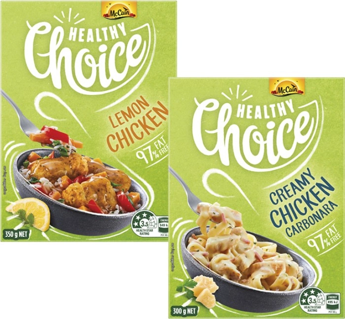 McCain Healthy Choice Meal 280g-350g