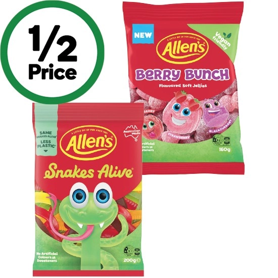 Allen’s Medium Bags 140-200g