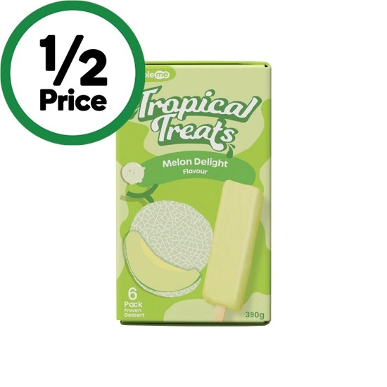 Bubbleme Tropical Treats 390g Pk 6