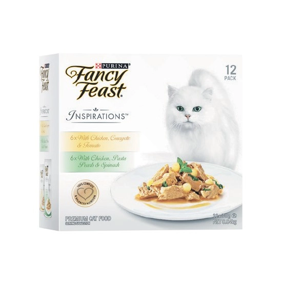 Fancy Feast Inspirations Wet Cat Food Pk 12 x 70g