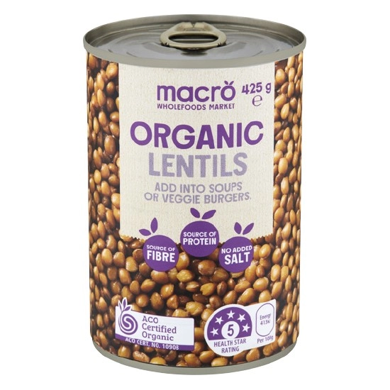 Macro Organic Lentils 425g