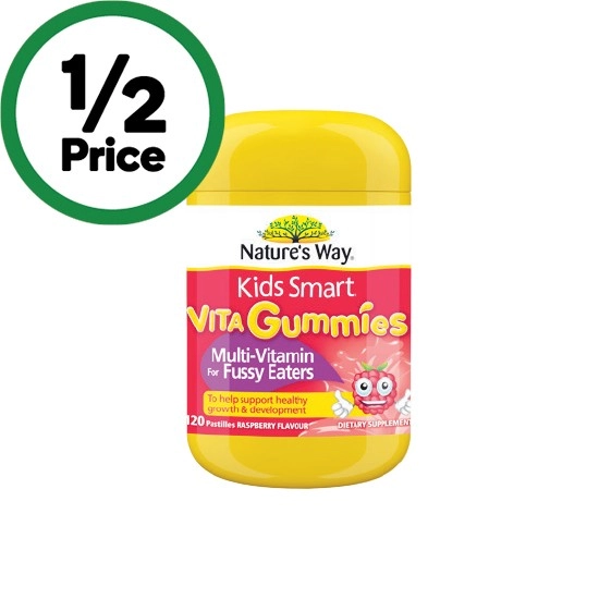 Nature’s Way Kids Smart Vita Gummies Multi-Vitamin Pk 120‡