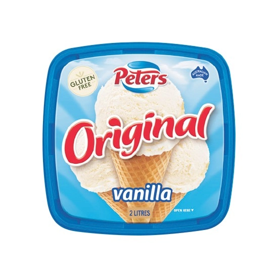 Peters Original Ice Cream Varieties 2 Litre – From the Freezer