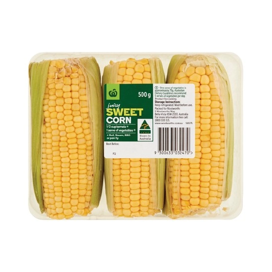 WA Sweet Corn or Polka Dot Sweet Corn 500g Pack