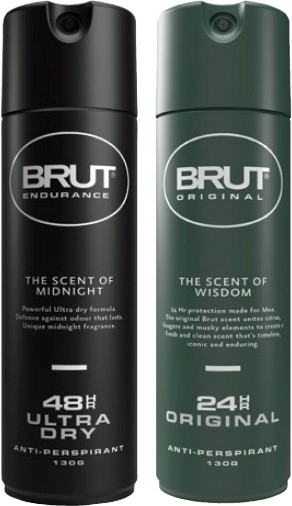 Brut 48Hr or Original Antiperspirant Aerosol Deodorant or Body Spray 130g