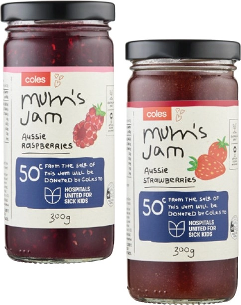 Coles Mum's Australian Jam 300g