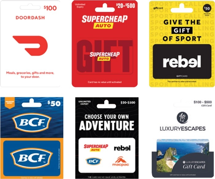 Flybuys 20x Points on Doordash, Supercheap Auto, rebel, BCF, Adventure and Luxury Escapes Gift Cards