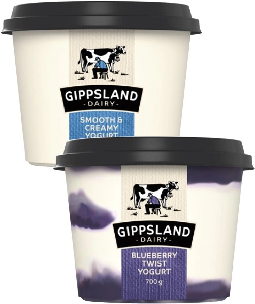 Gippsland Dairy Twist Yogurt 700g